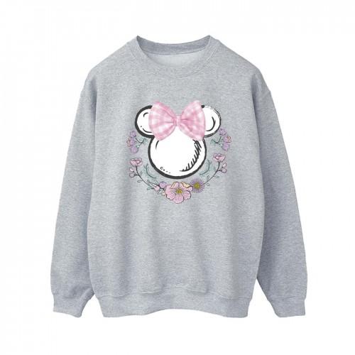 Disney Womens/Ladies Minnie Mouse Bows & Flowers Sweatshirt
