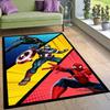 3D Captain America Printed Rug – Suitable for Living Room & Bedroom | Non-Slip Mat, Home Decor, Area Rug, Birthday Gift
