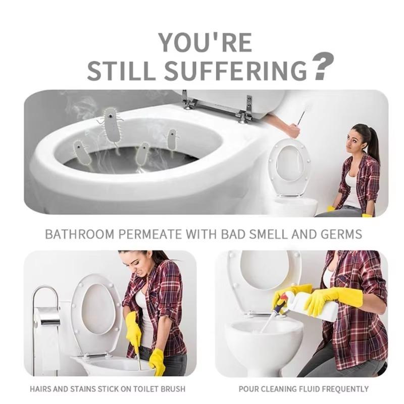 Perie de Curățat Toaletă de Unică Folosință Toaletă Perie Suport Perie de Toaletă Simplă de Uz Casnic Perii de Curățat de Înlocuire de Unică Folosință