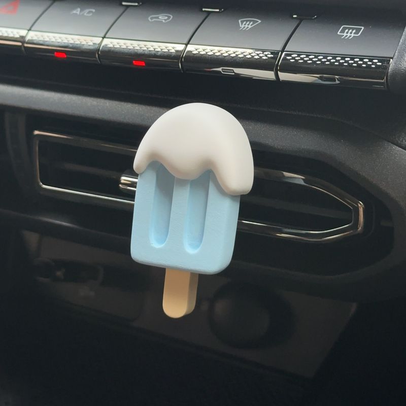 Original Copyright Air Vent Diffuser Stone Ice Cream Cool Cute Aromatherapy Decoration Car Accessory for Girls Perfume Essential Oil