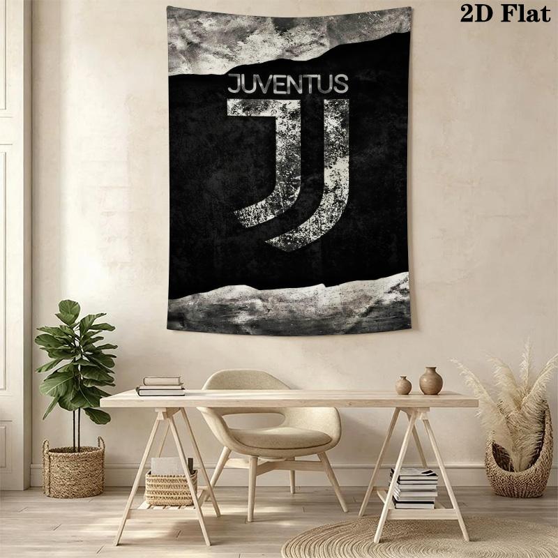 Juventus Logo Minimalist Threepiece Set 1 Duvet Cover 2 Pillowcase Without Core Soft And Comfortable Christmas Birthday Gift