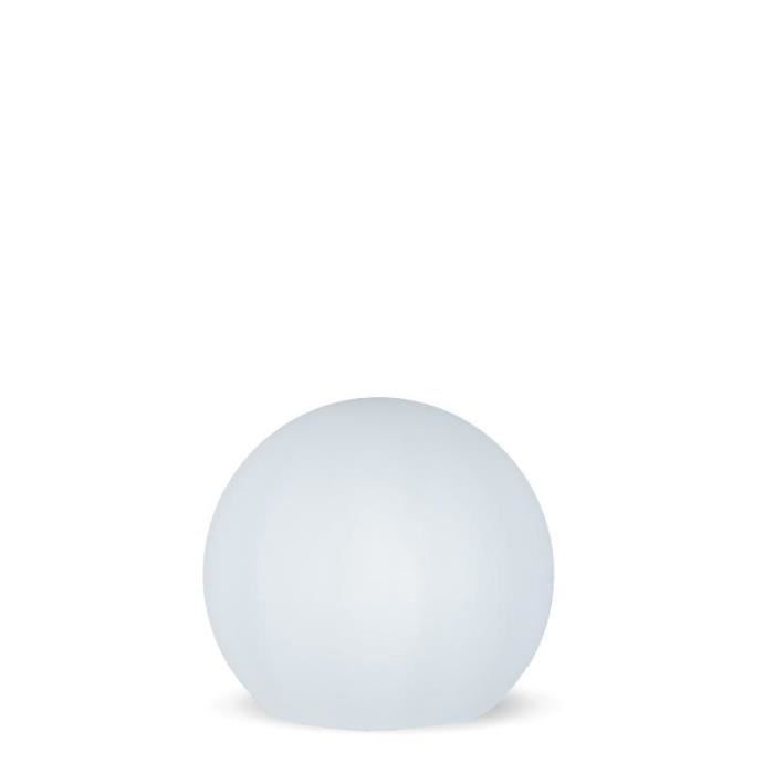 Boule Sphère Lumineuse Flottante 20 MOOVERE Outdoor Extérieur Solaire+batterie Rechargeable Led/rgb