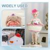 PATIKIL 2.3-inch Mini Formal Hats, Set of 12, Miniature Doll Hats, Craft Hair Accessories, Doll, Snowman Decoration, Multicolor