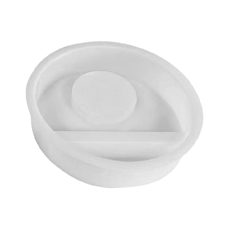 Tealight Base Silicones Molds for Gypsum Decorations, Wreath Silicones Molds