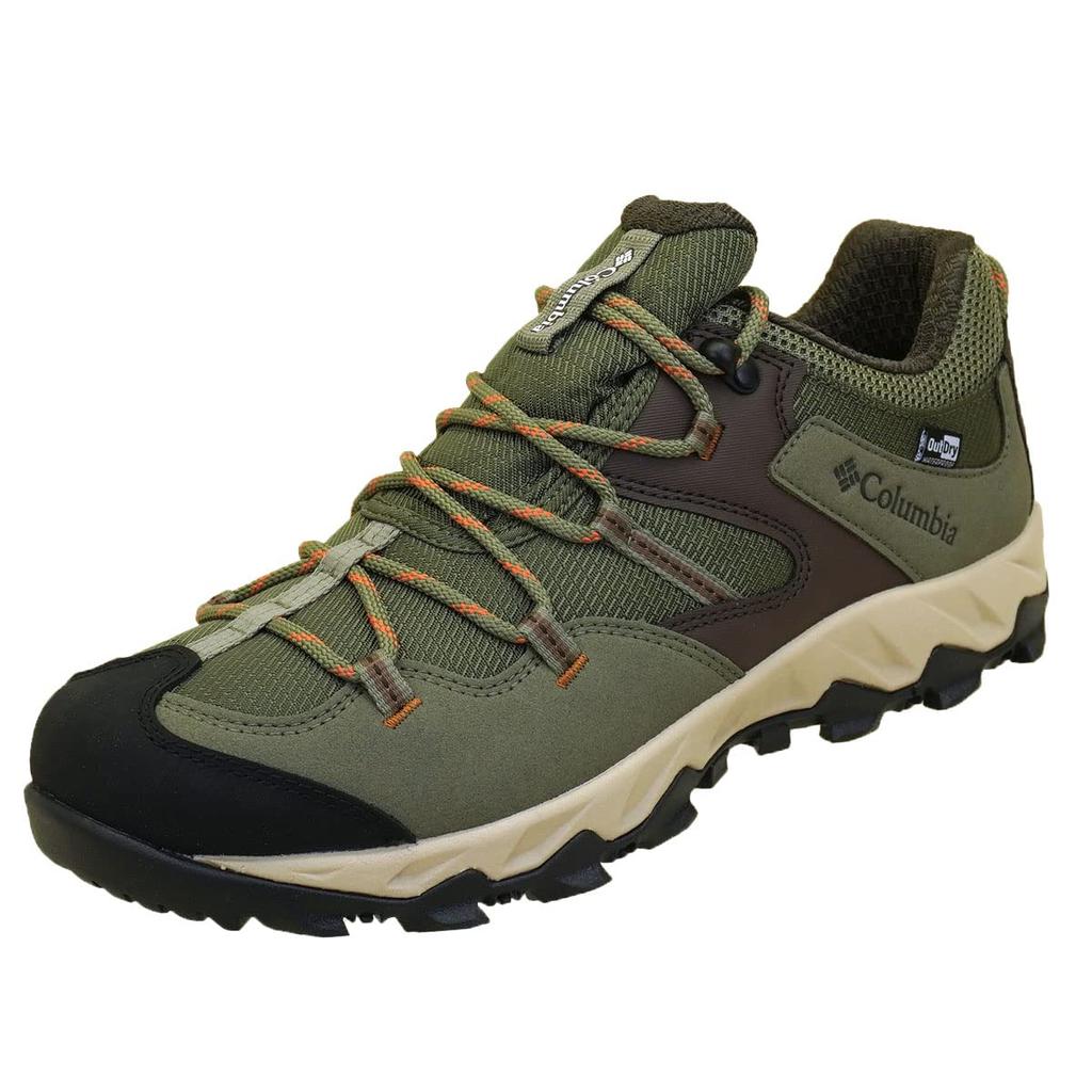 Columbia Sabre Five Low Outdry Stone Size Wide, Green, S, 27.5cm