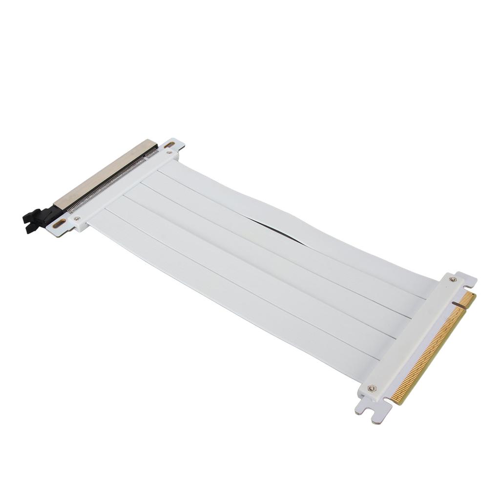 PCIE 4.0 X16 Extender Riser Cable High Shielding Property 180 Degree Flexible PCIE 4.0 Extension Cable for Graphics Card
