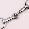 Horse Bits Hollow Jointed Mouth Snaffle Bits Keychain Alloy Keychain Single Connector Horse Bit Key Knot Snaffle Bits Keychain
