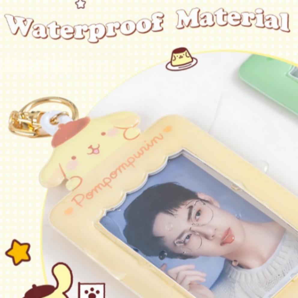 1+1 Poca Holder Poca Photocard Holder Case Keyring Key Holder Bag Keychain Hill Flow