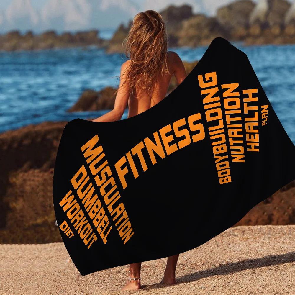Powerhouse Gym Handtuch Mikrofaser Strandhandtuch Saugfähig Schnelltrocknend Weich Yoga Schwimmen Resort Bergsteigen Handtuch