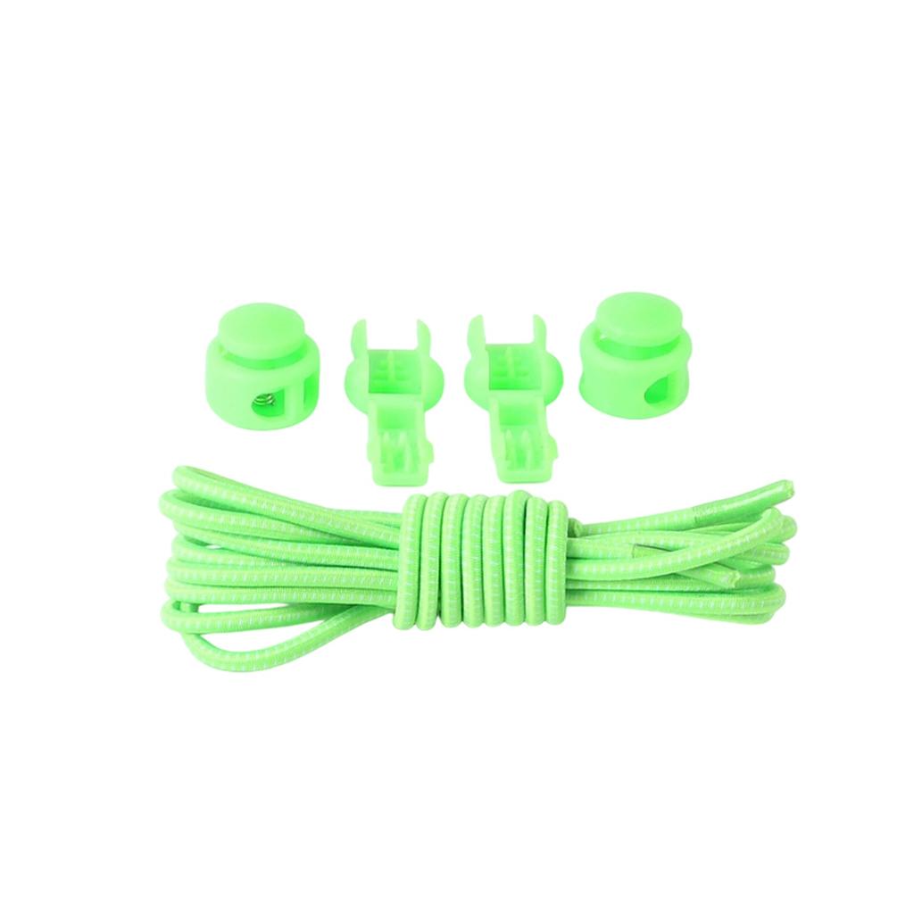 Elastic Shoelaces For Round Shoelaces Without Ties Stretching Lock Kids Adult Lazy Shoes Lace Accessories 1 Pair