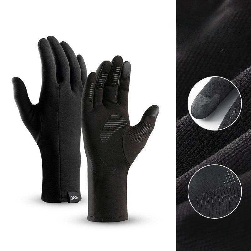 Winter ski gloves liner lining men's and women's outdoor riding gloves touch screen non-slip, windproof and cold-proof, velvet to keep warm