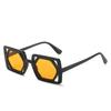 Retro Oversized Square Sunglasses Woman Man UV400 Unique Designer Gradient Sun Glasses Y2K Eyewear for Women & Men