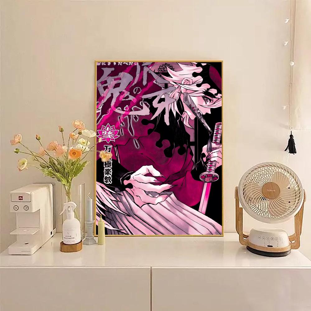 

Doma D-Demon Slayer Painting Calligraphy Living Room Bedroom Canvas Wall Art Print Mural Home Decor Gift Unframed Decoration 21X30CMNo Framed