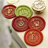 Metal Wax Seal Stamp Letter Series Sealing Wax Stamp for Envelope Cards Letter