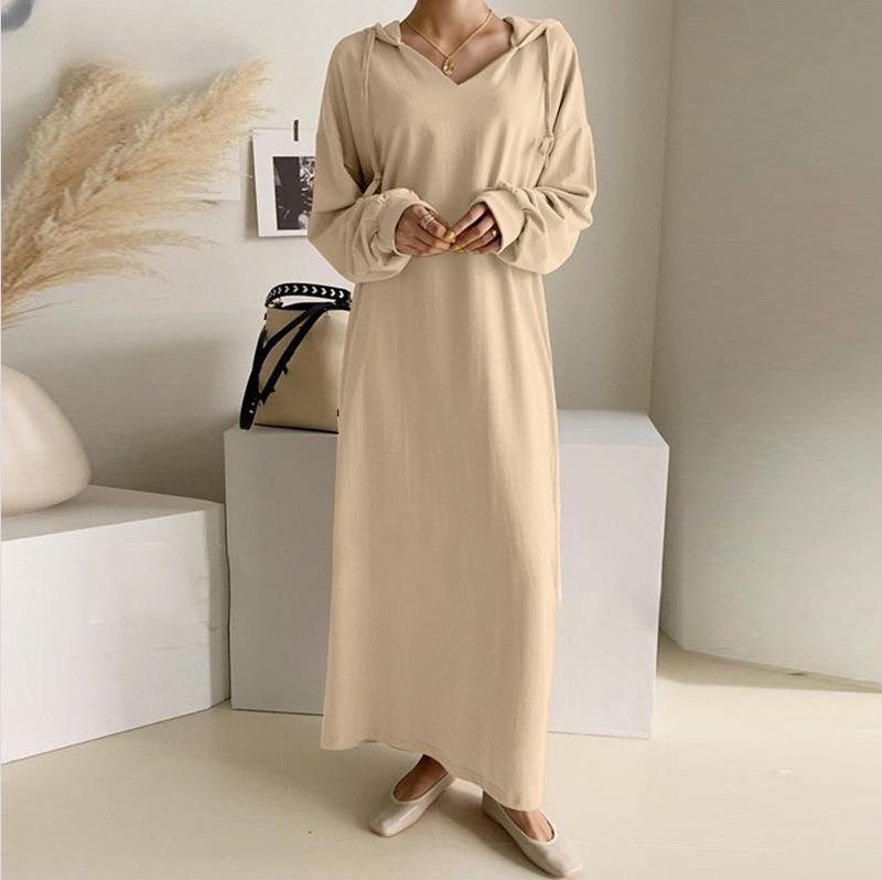 Women's New Fashion Sexy Long Shirt Dress Sweatshirt