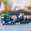 1/50 Trailer Truck Excavator Forklift Alloy Car Diecasts & Toy Vehicles Car Model Miniature Scale Model Car Toys for Children