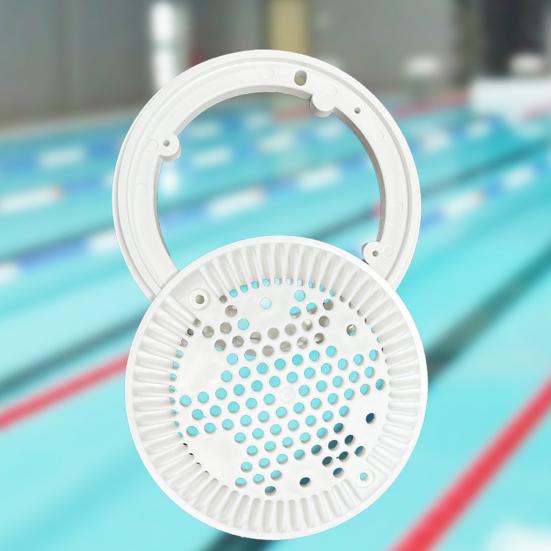 Pool Main Row Grille Easy Install SP1030 Round Pool Main Drain Cover Replacement Anti Vortex Swim Pool Security Cover for Efficient Filtration