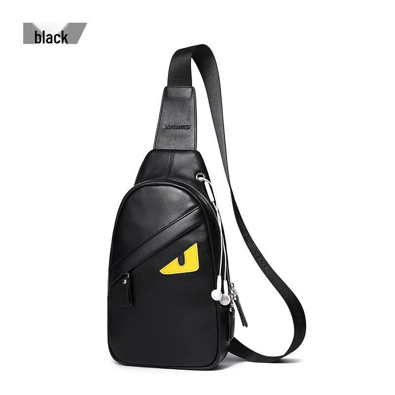 BOSIDUN Little Monster Genuine Leather Crossbody Sling Bag