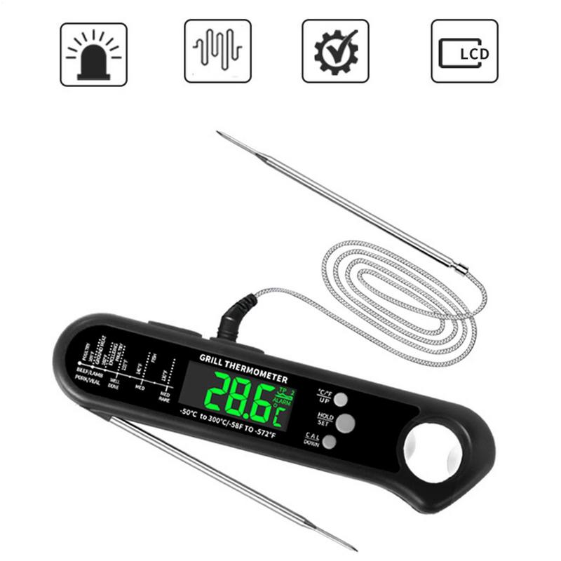 Digital Kitchen Food Thermometer For Meat Water Milk Cooking Food Probe BBQ Electronic Oven Thermometer Kitchen Tools