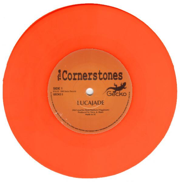 

7inch Record CORNERSTONES - Lucajade GECKO3 Gecko 1996 UK Rock Used