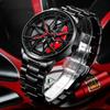 SVJ Watch Men's Original Movement Wheel Watch Hollow Three-dimensional Brake Disc Waterproof Forging Retrofitting Waterproof