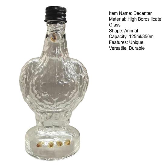 Eagle Wine Decanter Glass Bottle Long-Term Elegant Decorative Bottle Flavor Preservation Eagle Liquor Gift