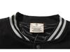 Men's High-End Scruffy Baseball Jacket with Sun Illuminati Eye Embroidery