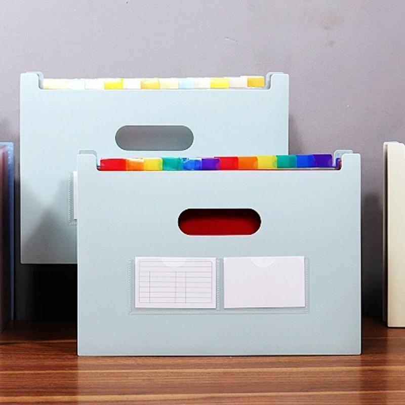 A 4 Multi-Layer Document Storage Bag Accordions File Folder Expanding File Organiser School Office Supplies