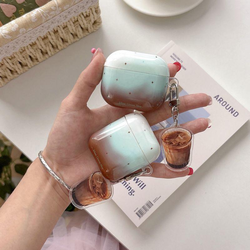 

Protective Case Pro2 Earphone Case Second and Third Generation Noise Reduction Version Third Generation Fourth Generation Korean Cute Fun Niche Style Apple Airpods 3 [Splash ink blooming] send pendant