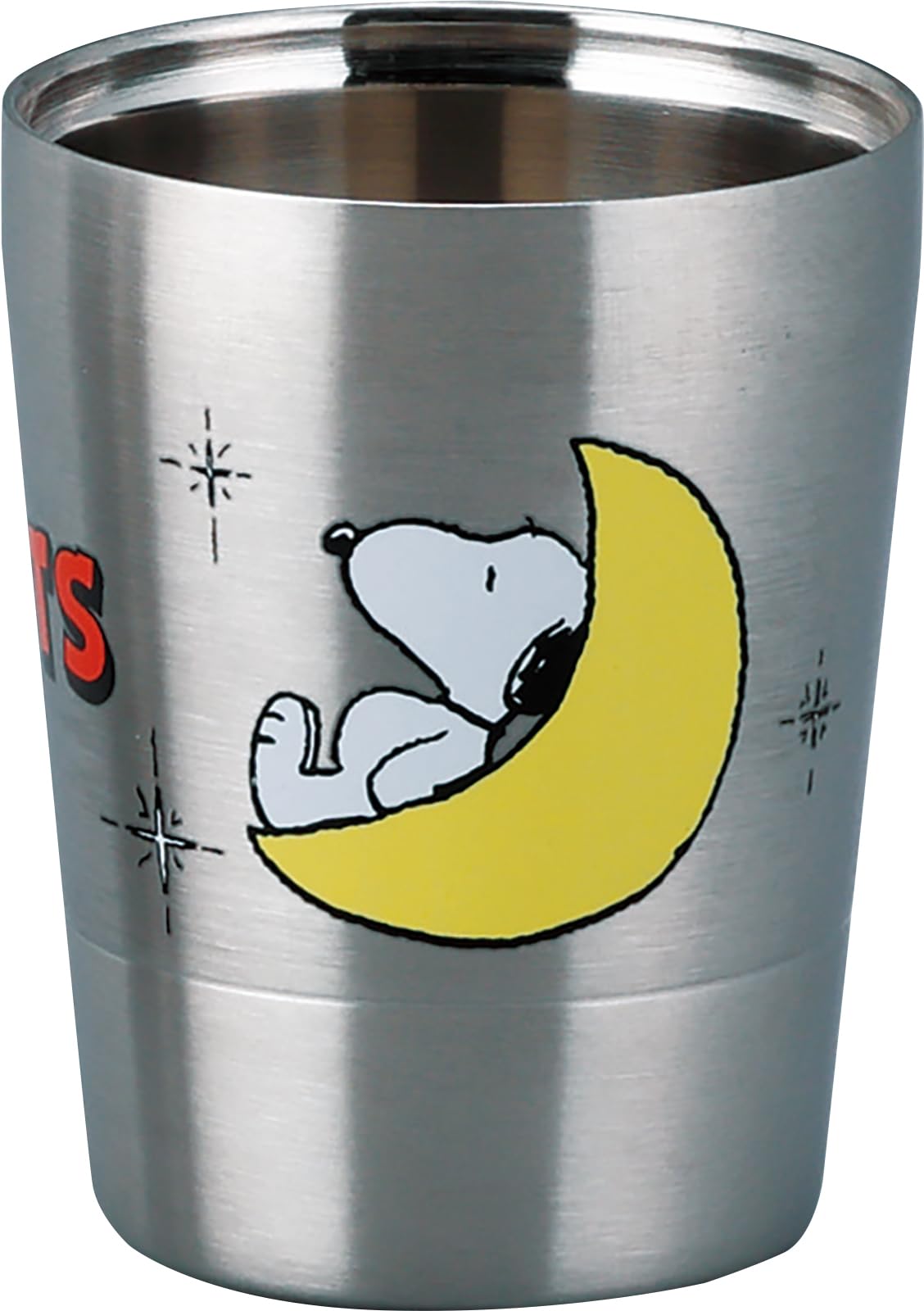 

PEANUTS Snoopy Stainless Steel Double Tumbler S Made in Japan Japanese Yamaka Shoten (260ml) (Moon) (Body/China, Painting) SN1802-864