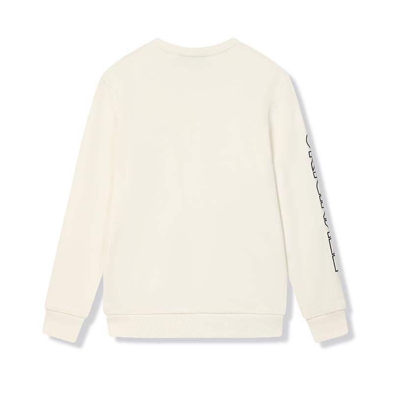 Fila Original Lifestyle Series Letter Splicing Color Block Simple Casual Versatile Daily Knit Pullover Sweatshirt Men Sweatshirt F61M519201FIV