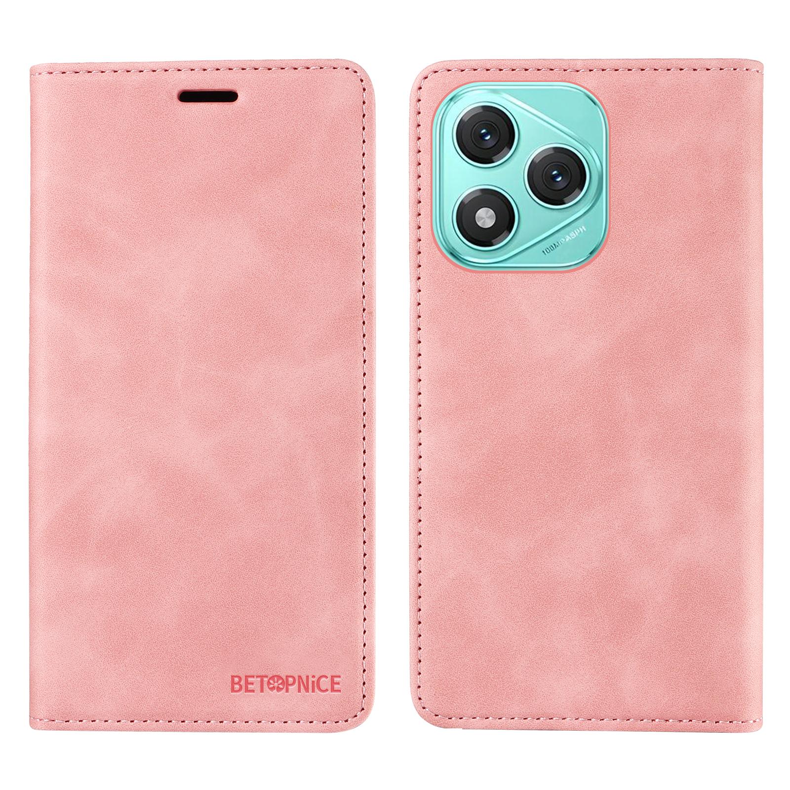 

For Honor X70i/400 Lite 5G Case BETOPNICE Magnetic Closure RFID Blocking Wallet Stand Leather Phone Cover A