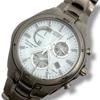 Used Reasonable Operation Citizen CITIZEN Eco-Drive H570-S030757 Wristwatch Solar Chronograph Date Silver White Men's Ts84