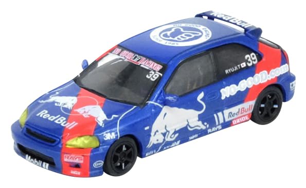 

Inno Models Honda Civic No Good Racing Red Bull Завершенный продукт 1/64 Type-R (ЕК9)