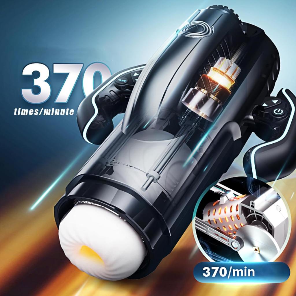 Automatic Male Masturbator Cup Heating Sucking Thrusting Heating Function Mens Blowjob Piston Sex Machine Adult Sex Toy for Men