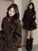 Women's Elegant Woolen Coat - Korean Style, High-End Design for Autumn/Winter 2026