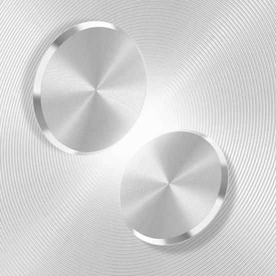 Piastra metallica adesiva rotonda sostitutiva da 30 mm per supporto magnetico per auto e telefono