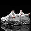 47 chaussures de course décontractées de sport respirantes tissées à la mouche grande taille chaussures à lame à lacets chaussures pour hommes légères