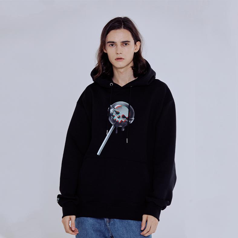 Disfunct Skull Candy Hoodie (Black) L