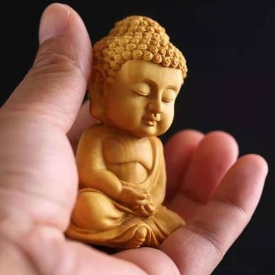 Buda Heykeli Dekoratif Keşiş Minyatür Sakyamuni Heykelcik Heykel Süsler El Yapımı El Sanatları