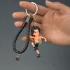 One Piece Model Cartoon Keychain Roronoa Zoro Monkey D Luffy Cartoon Toys Ornament Key Bag Car Keyring Birthday Gifts