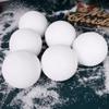6Pcs White Foam Christmas Balls Wedding Holiday Supplies Portable Home Decorations