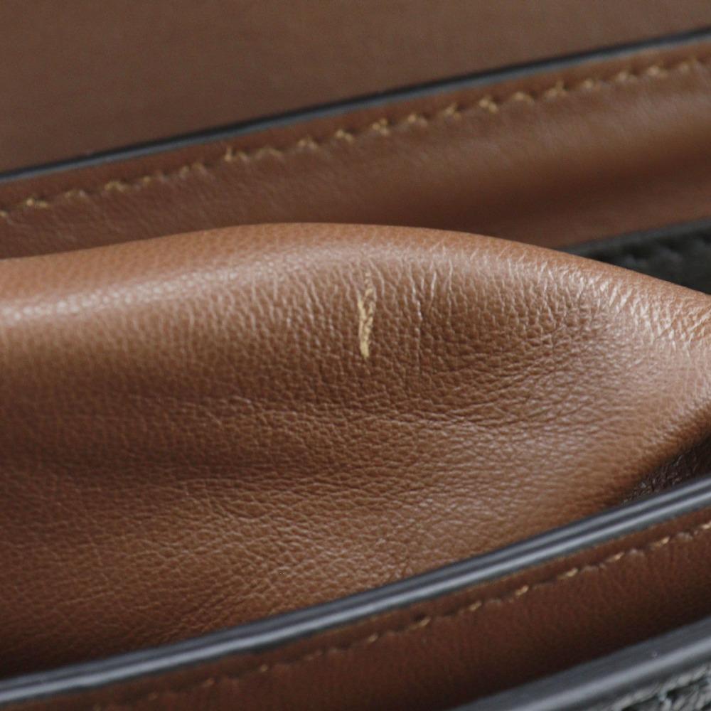 Burberry D-Ring Umhängetasche Farbe Braun / Schwarz Kalbsleder Damen Gebraucht