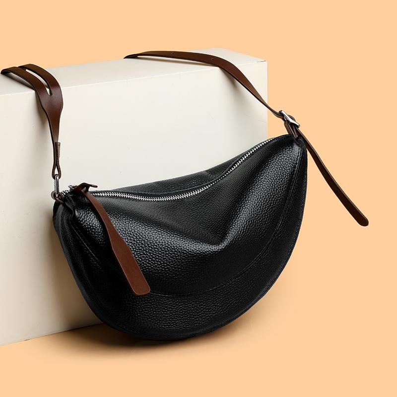 

Women Genuine Leather Handbags Designer Fashion Daily Use Purse Female Shoulder bags Luxury Brand Cowhide Ladies Messenger Bags 28cm 9cm 18cm