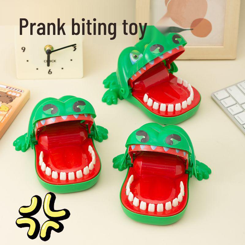 Crocodile Bite Finger Toy: Shark Tooth Game & Fierce Dog Prank for Kids