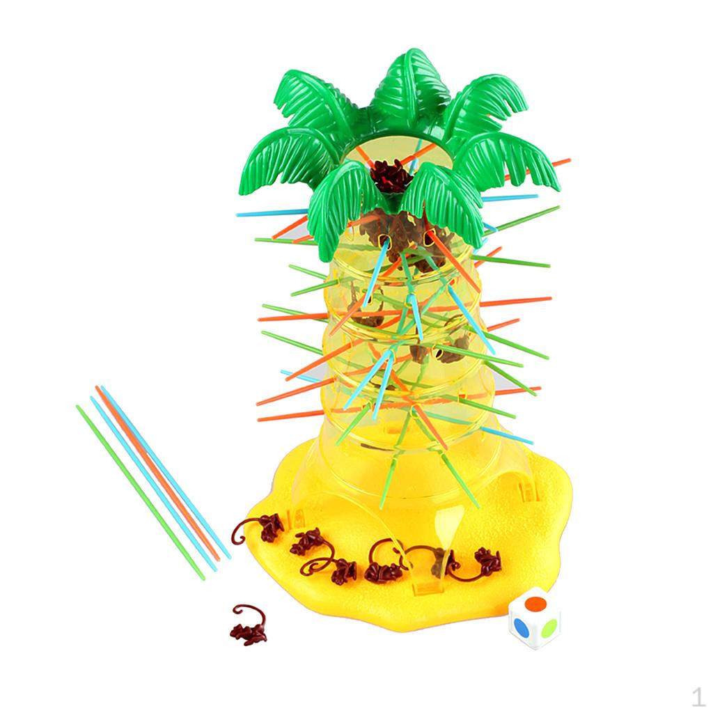 Tumbling Monkey Pulling Out Sticks Board Game Boys Girls Play Toy Set Gift