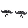 2 Pcs Trombone Clamp On Mustache Funny Plastic Euphonium Mouthpiece Mustache for Band Practices