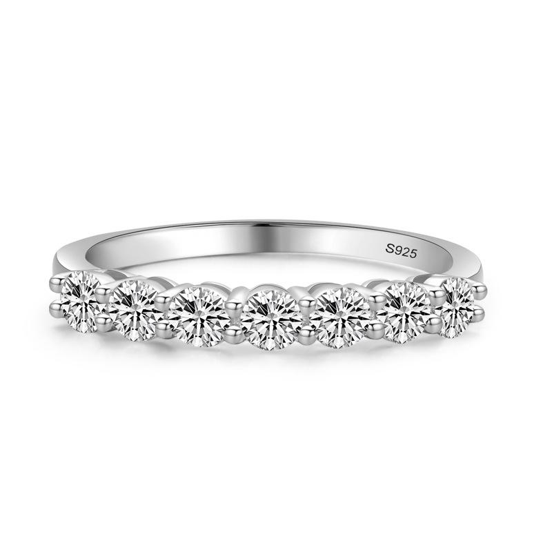 Tancise Classic 925 Sterling Silver Zircon Ring Ladies Jewelry Promesse de mariage Cadeau de fête