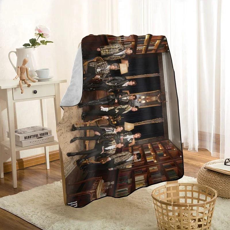 New Arrival Super Junior KPOP Blankets Printing Soft Blanket Throw On Home/Sofa/Bedding Portable Adult Travel Cover Blanket