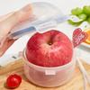 Fruit Preservation Box, Apple Storage Box, Household Circular Sealed Box with Lid, Onion Box, Microwave Oven Heated Rice Box